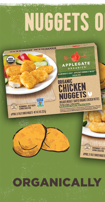 applegate organic gluten chicken nuggets