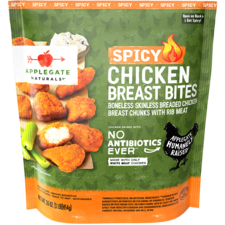 Natural Spicy Chicken Bites Front