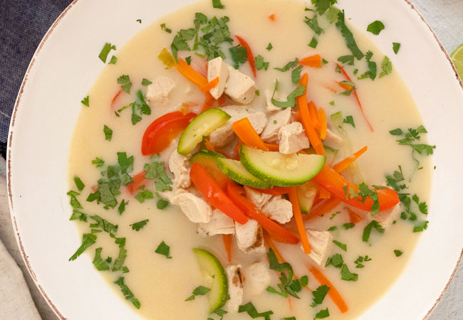 Thai Style Chicken And Rice Soup An Easy Weeknight Soup Thai Style Chicken And Rice Soup An Easy Weeknight Soup