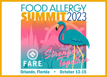 Food allergy Summit 2023 Orlando,FL Octoober 13-15
