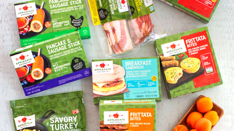 Spread Of Applegate® Breakfast Products