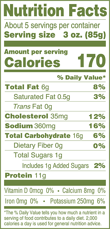 Natural Gluten Free Chicken Tenders 16oz Nfp 00025317225908 Tbd